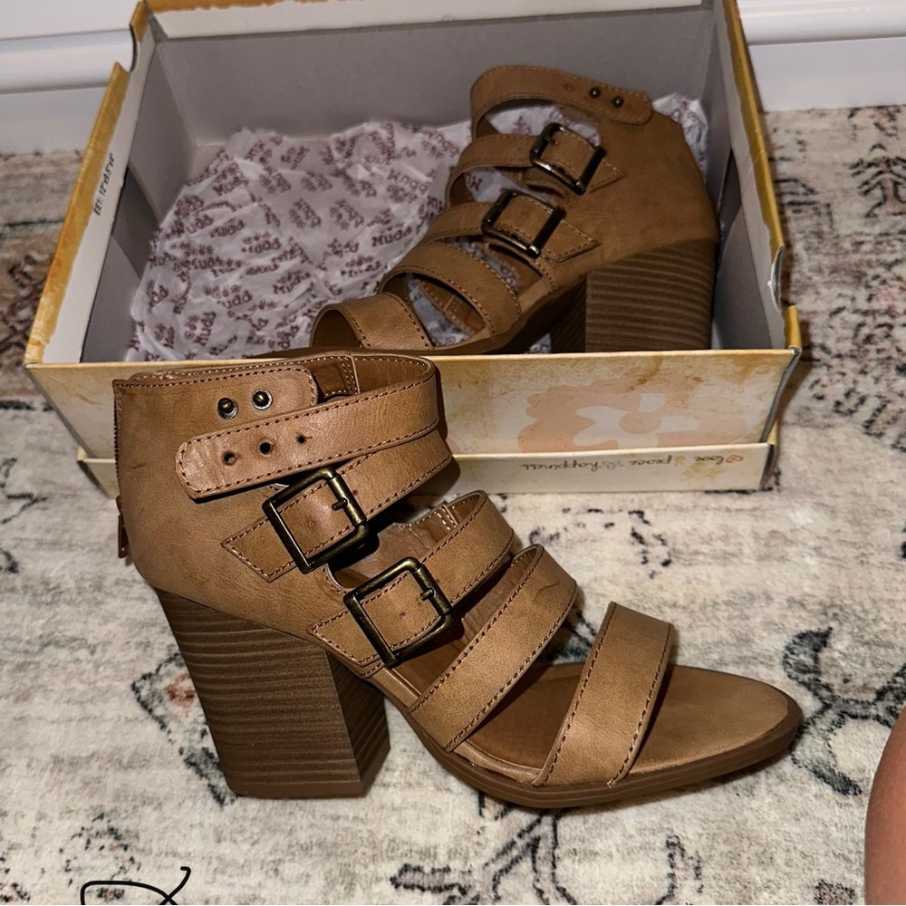 Strappy heels